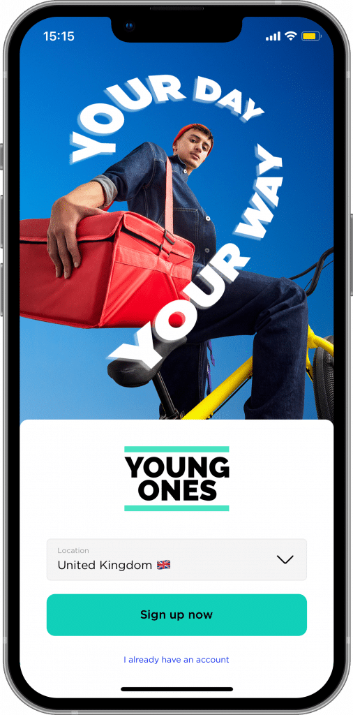 Download the YoungOnes UK app